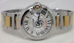 TWO-TONE WOMEN'S FAKE CARTIER WATCH BALLON BLEU WATCH